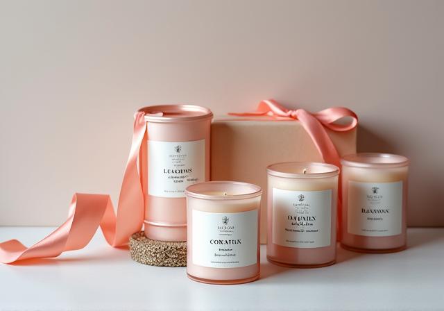 Branded custom candles for corporate clients