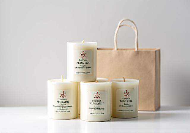 Corporate branded candle giveaways