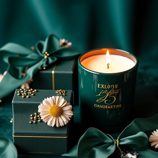 Luxury gift candles with trending fragrances